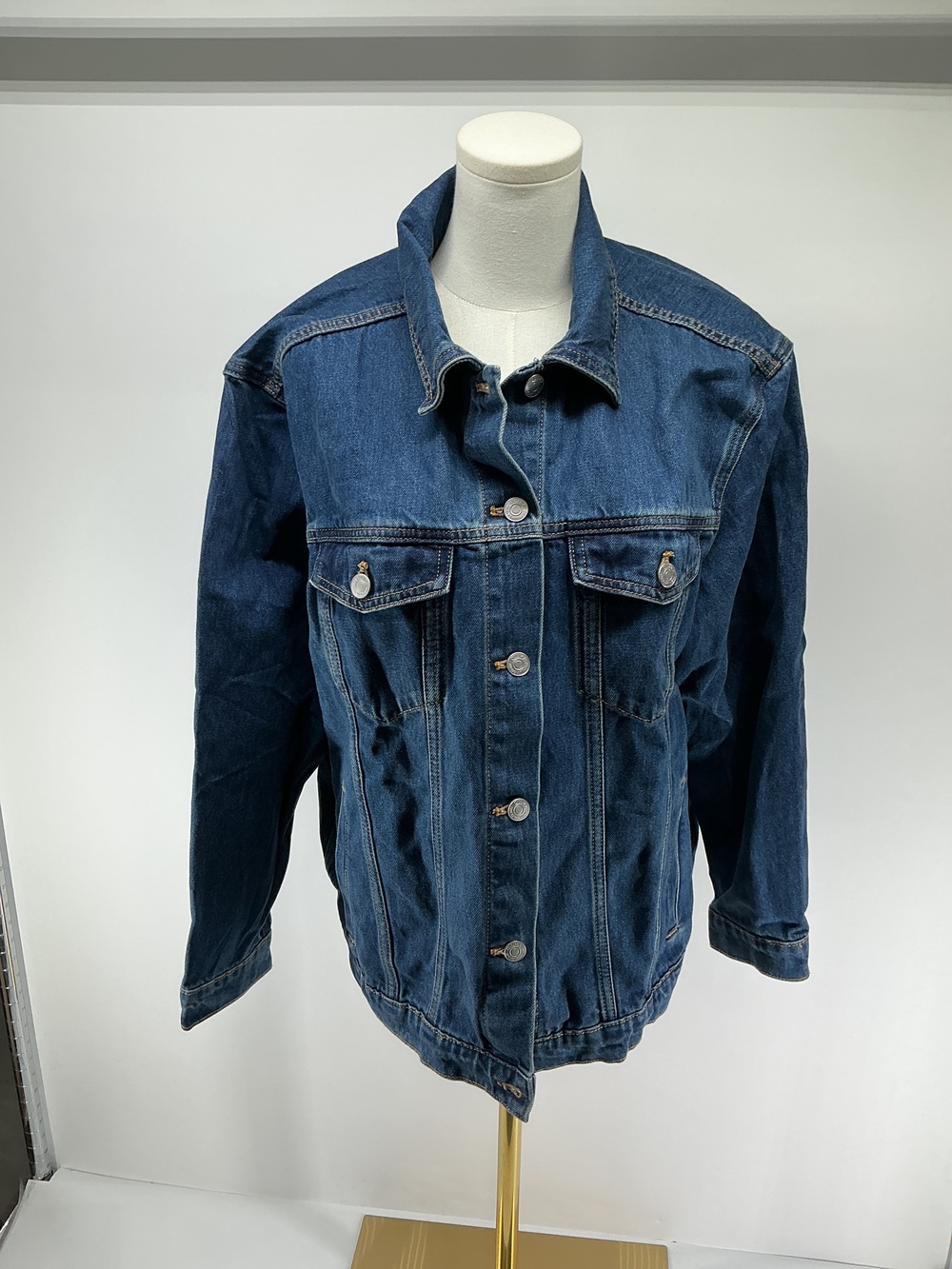 100% Organic Cotton Oversized Denim Jacket